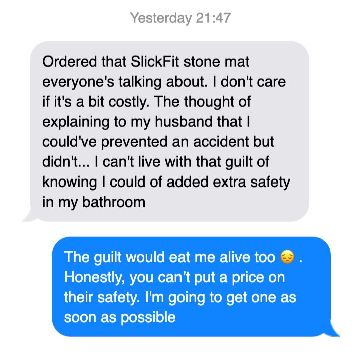 SlickFit™ Diatomite Stone Bath Mat